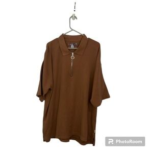 NWT urban outfitters brown baggi polo shirt